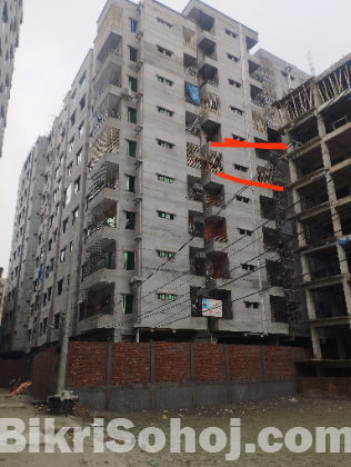 পার্কিং সহ রেডি ফ্ল্যাট বাগান বাড়ি এলাকায়